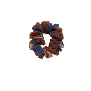 Multicolor Satin Scrunchie