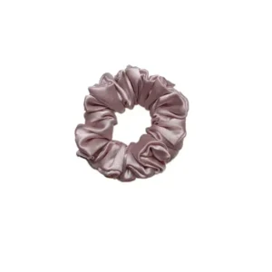 Misty Rose Pink Satin Scrunchie