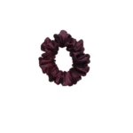 Plum Purple Satin Scrunchie