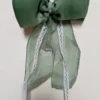 Elegance Green Lace Bow Hair