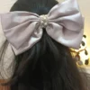 Layer Pearl Bow Clip